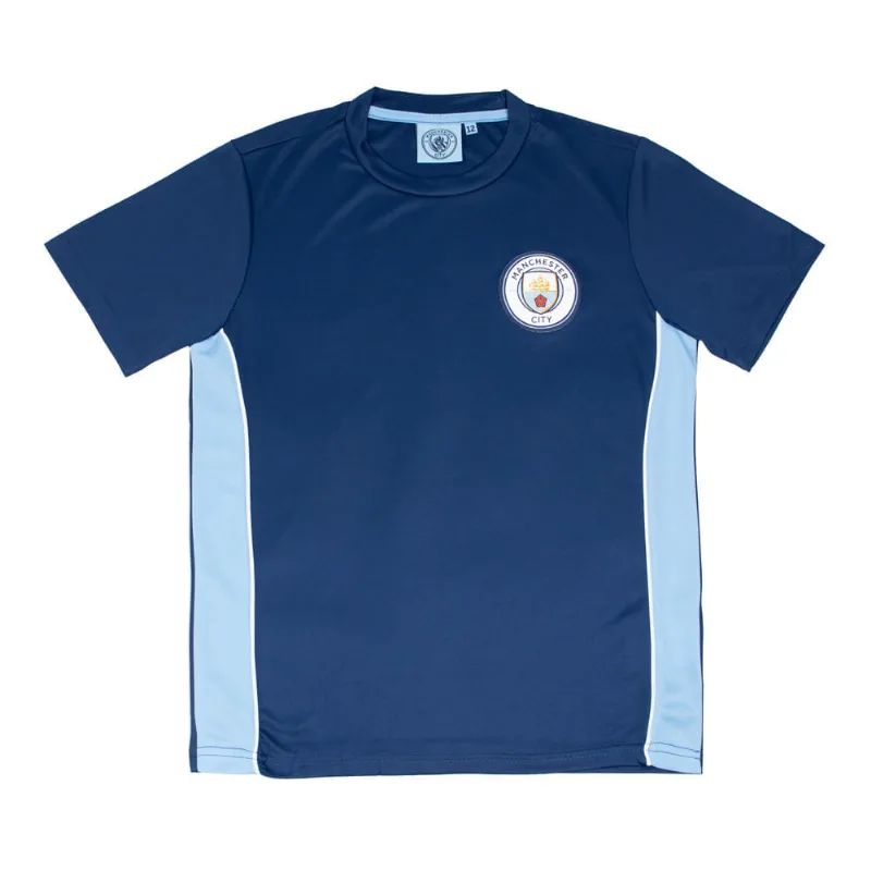 Camiseta Infantil Balboa Manchester City Marinho - 16