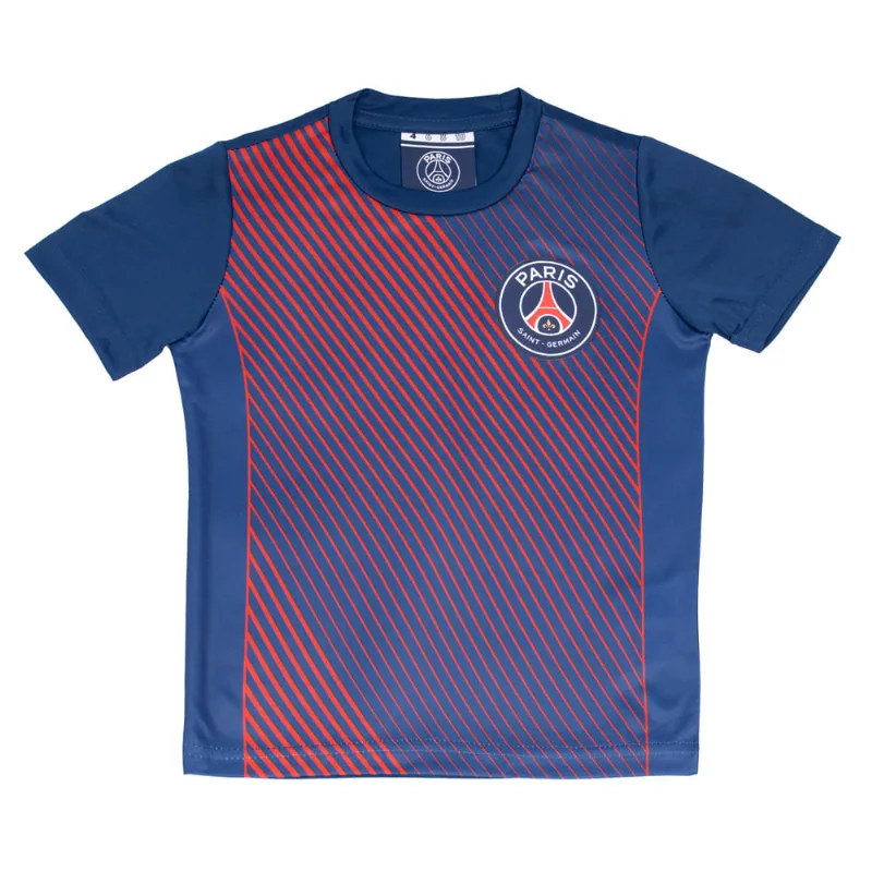 Camiseta Infantil Balboa PSG Marinho/Vermelho - 4