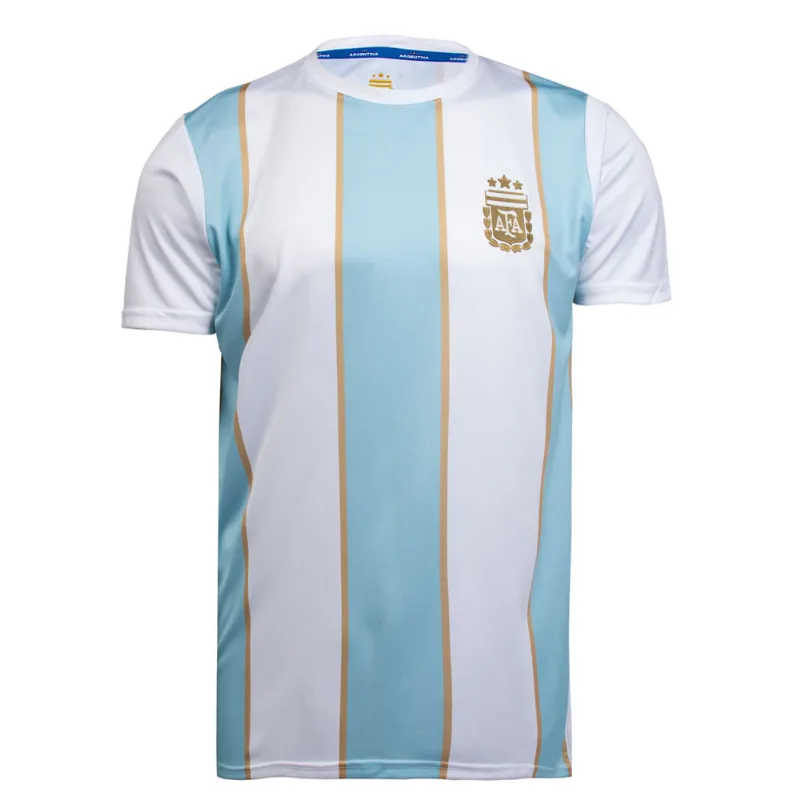 Camiseta Masculina Balboa Argentina Di María 11 Branco/Azul - M
