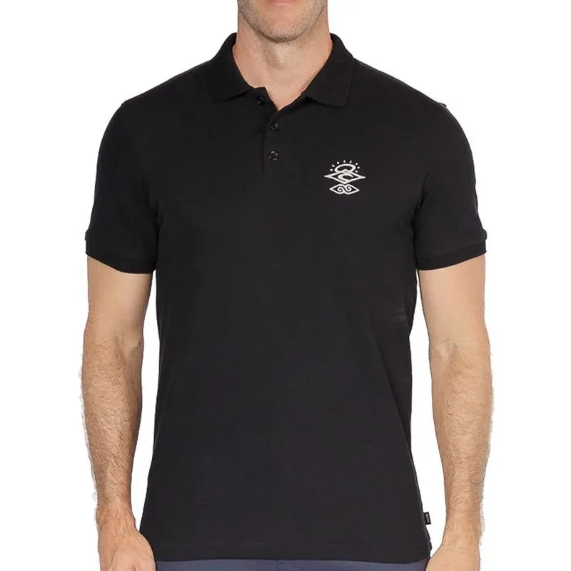 Camisa Rip Curl Polo Search Icon SM26 Masculina Preto M / preto