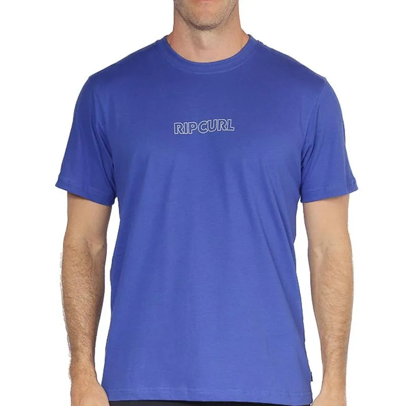 Camiseta Rip Curl Outline SM26 Masculina Eletric Cobalt GG / azul