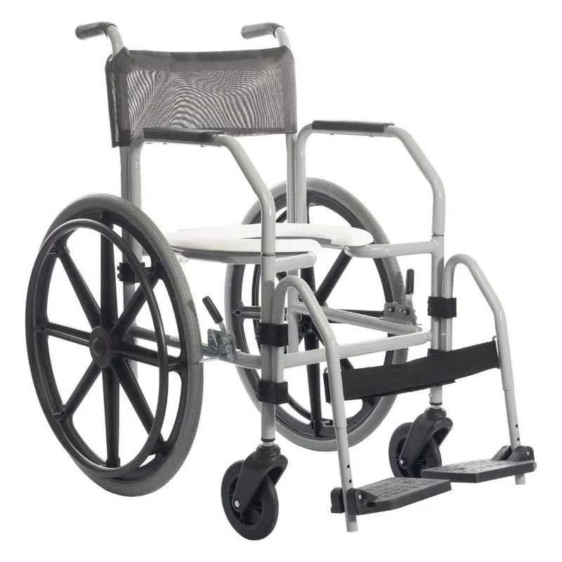 Cadeira De Rodas Banho Rg Higiênica 100kg Roda Grd Jaguaribe
