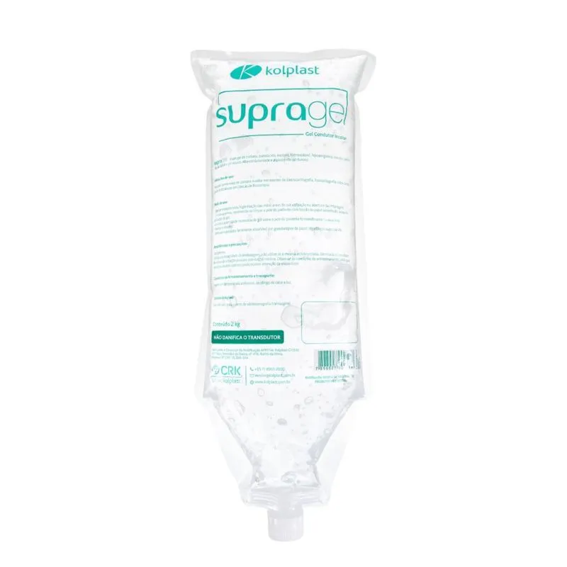 Gel Para Contato Ultrassom Supragel 8kg Kolplast