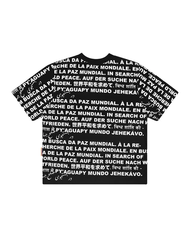 CAMISETA IDIOMAS (PRETO) G