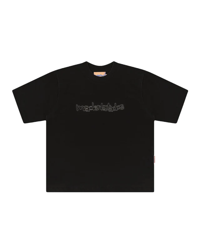 CAMISETA BORDADO - MADENLATADOS (PRETO) XG