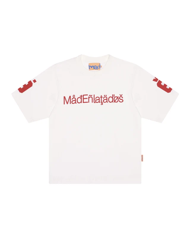 CAMISETA MAD CARACTERE (OFF WHITE) P