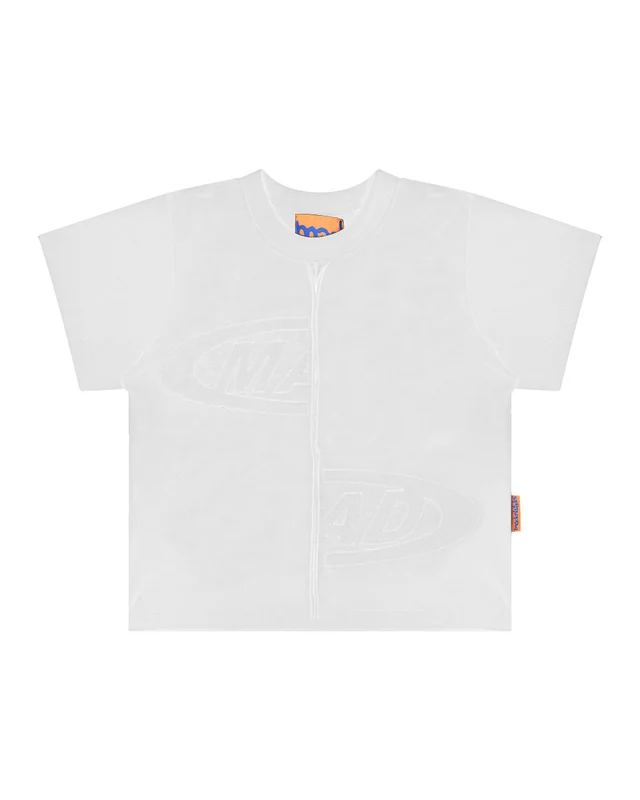 BABY TEE PORTAL BORDADO (OFF WHITE) GG