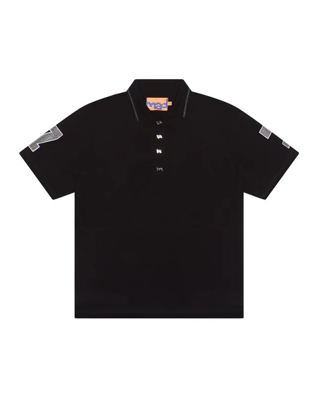 CAMISETA POLO 77 (PRETO) G
