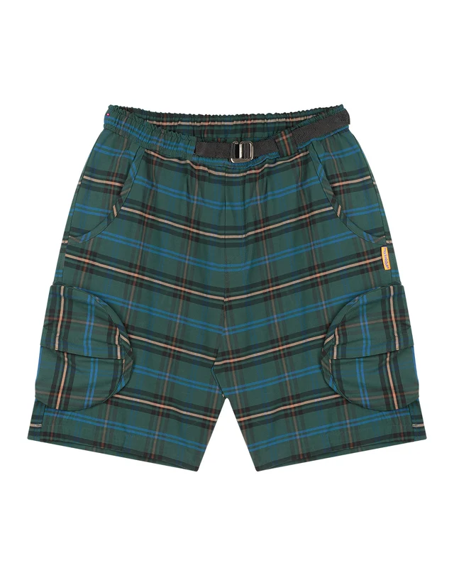 BERMUDA CARGO XADREZ (VERDE/AZUL) XGG