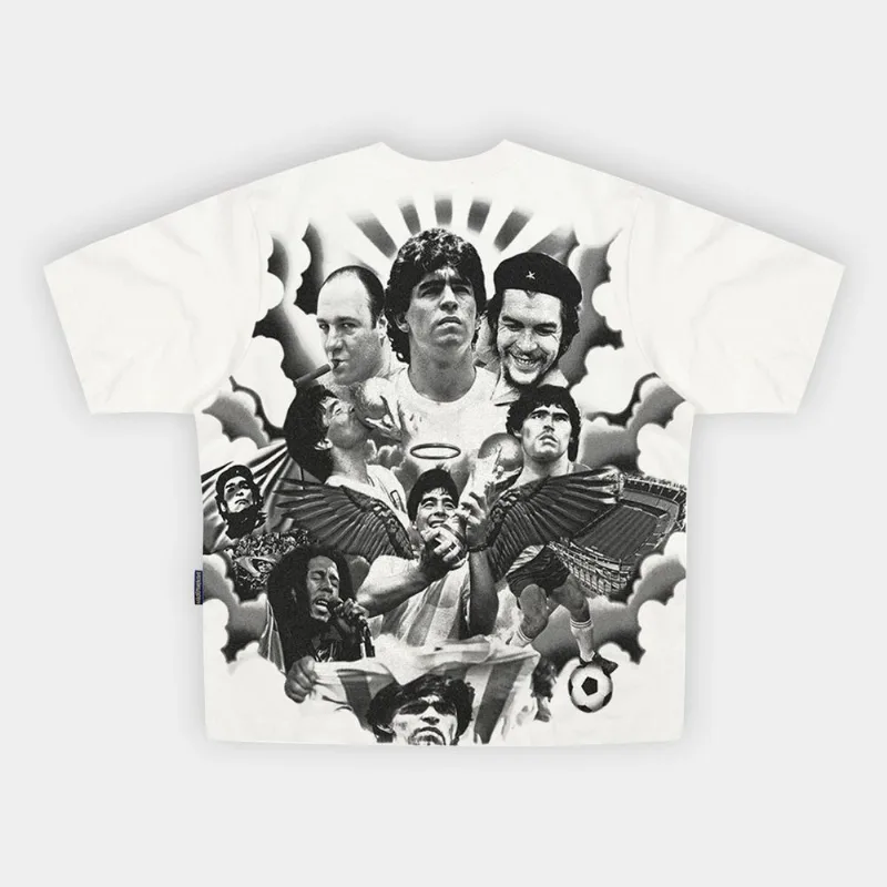Camiseta Mad Full Back Mural Masculina - Masculino - Branco
