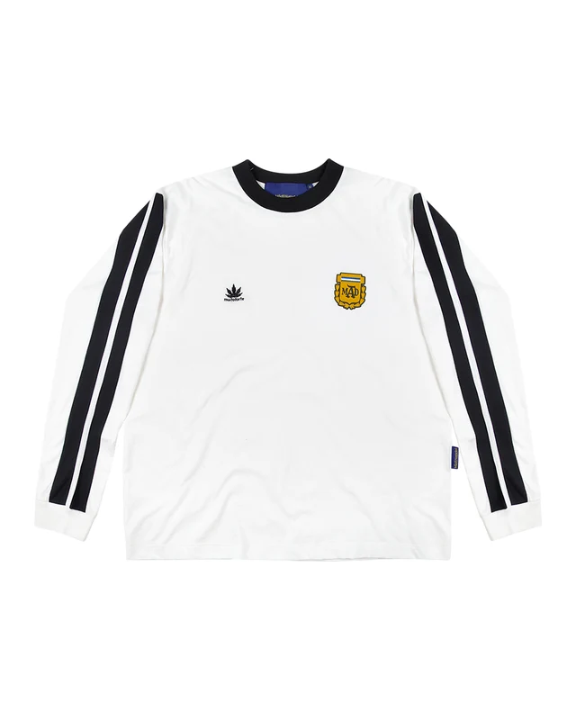 LONGSLEEVE 4 LISTRAS MUITO FORTE (OFF WHITE) XGG