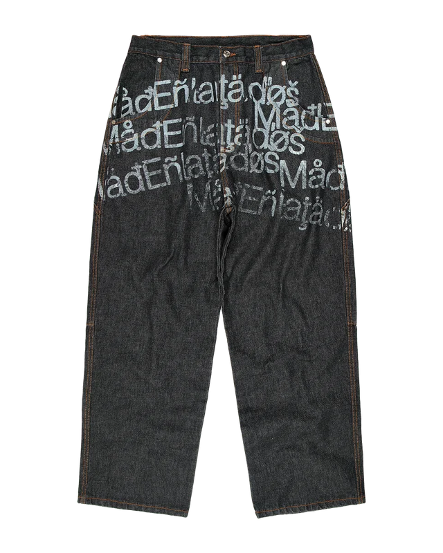 CALÇA CURVAS JEANS - CARACTERES (PRETO) GG