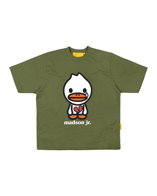 CAMISETA MADSON JR. CORAZÓN PARTIDO (VERDE) P