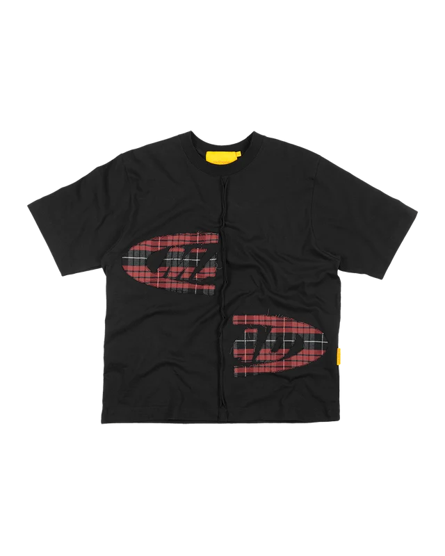 CAMISETA PORTAL BORDADO - XADREZ (PRETO) GG