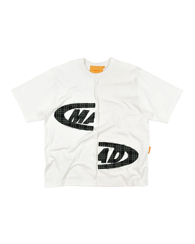 CAMISETA PORTAL BORDADO - XADREZ (OFF-WHITE) XG