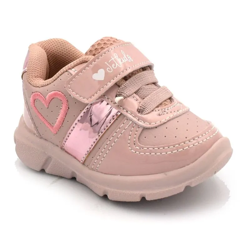 Tênis Infantil de Menina Jet Kids do 18 ao 24 Rosa 15.140 24