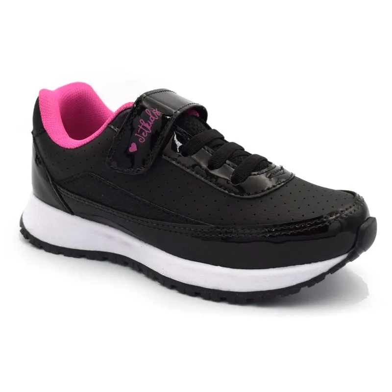 Tênis Infantil Feminino Jet Kids Preto 10.158 34