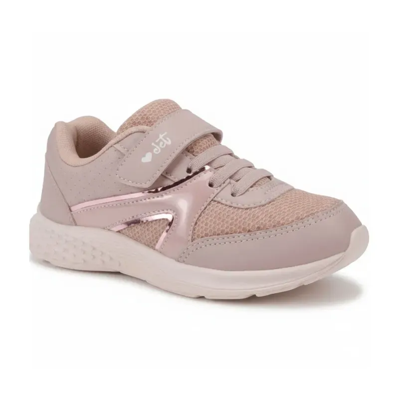 Tênis Jet Kids Velcro Infantil Rosa 36