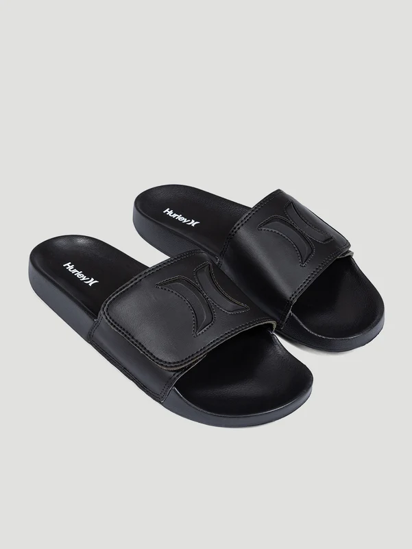 Chinelo Slide Velcro Preto Hurley Iconic 41_42 / Preto