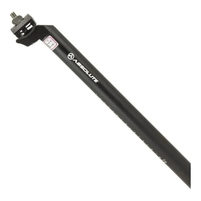 3x Canote Selim Absolute 25,4 Aluminio Preto Bike Com Carrin