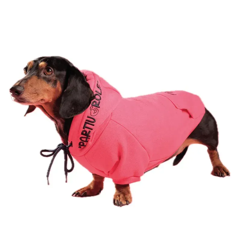 Moletom Partiu Rolê Pink para Cães Emporium Distripet M