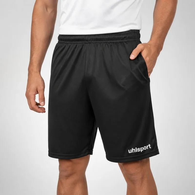 Shorts uhlsport C/Bolso Masculino Preto - Preto - G
