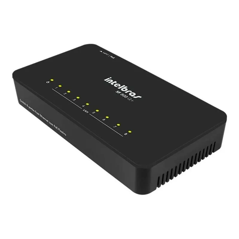 3x Switch Intelbras De 8 Portas Fast 10/100 Ethernet Sf 800