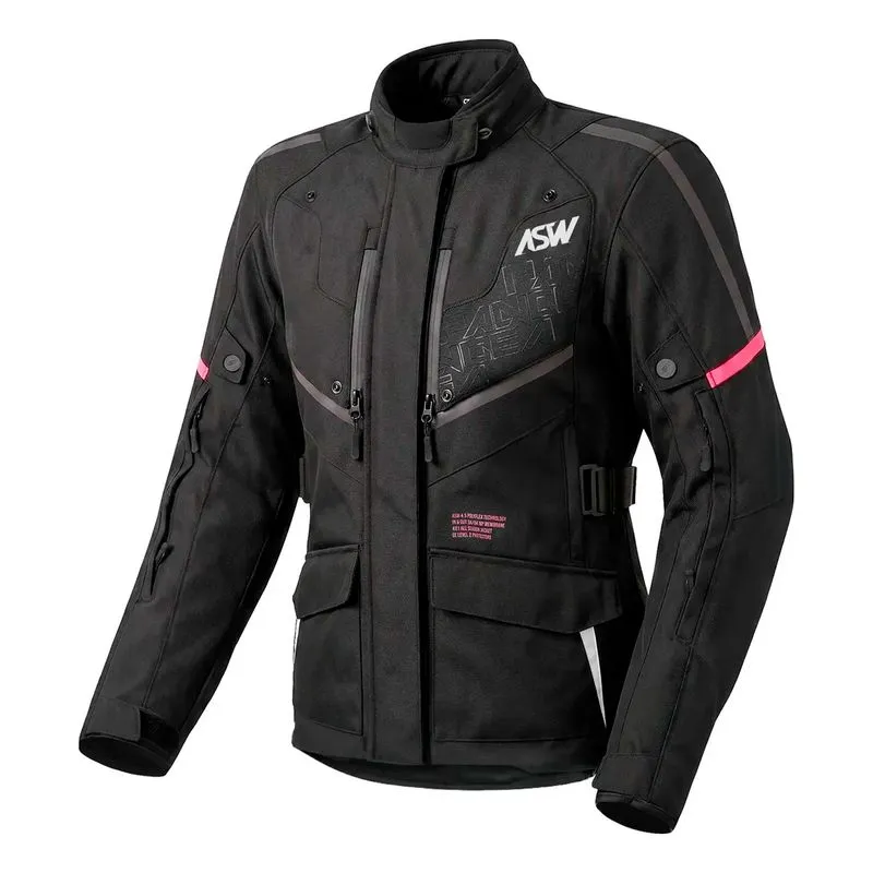 Jaqueta Feminina ASW Pangea 2.0 Preto Rosa XL