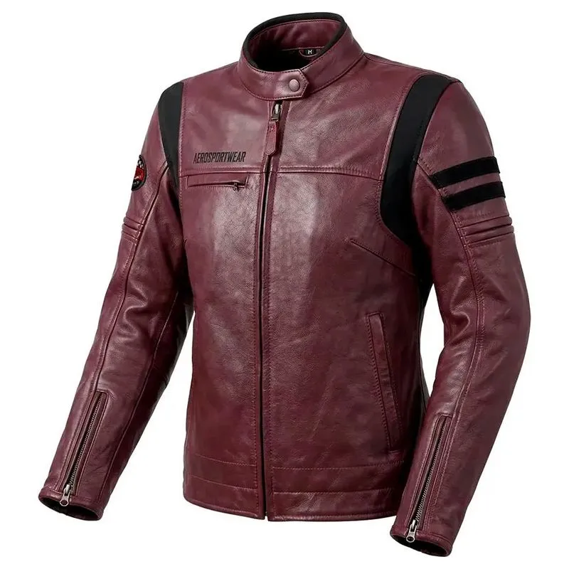 Jaqueta Feminina ASW Couro Ignite Vinho 2XL