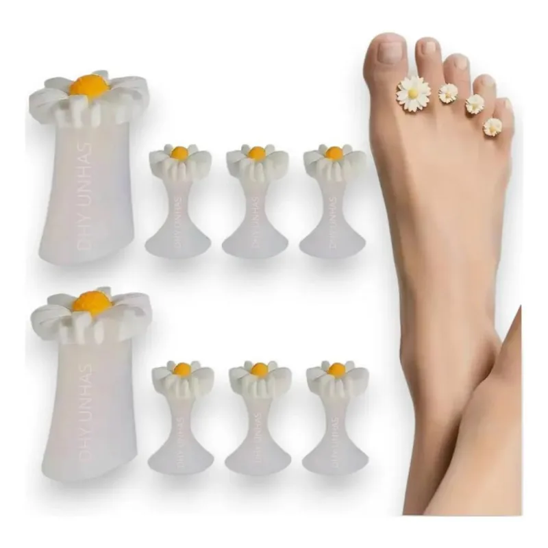 Para Divisória Separadora De Dedos Para Unhas De Silicone Co