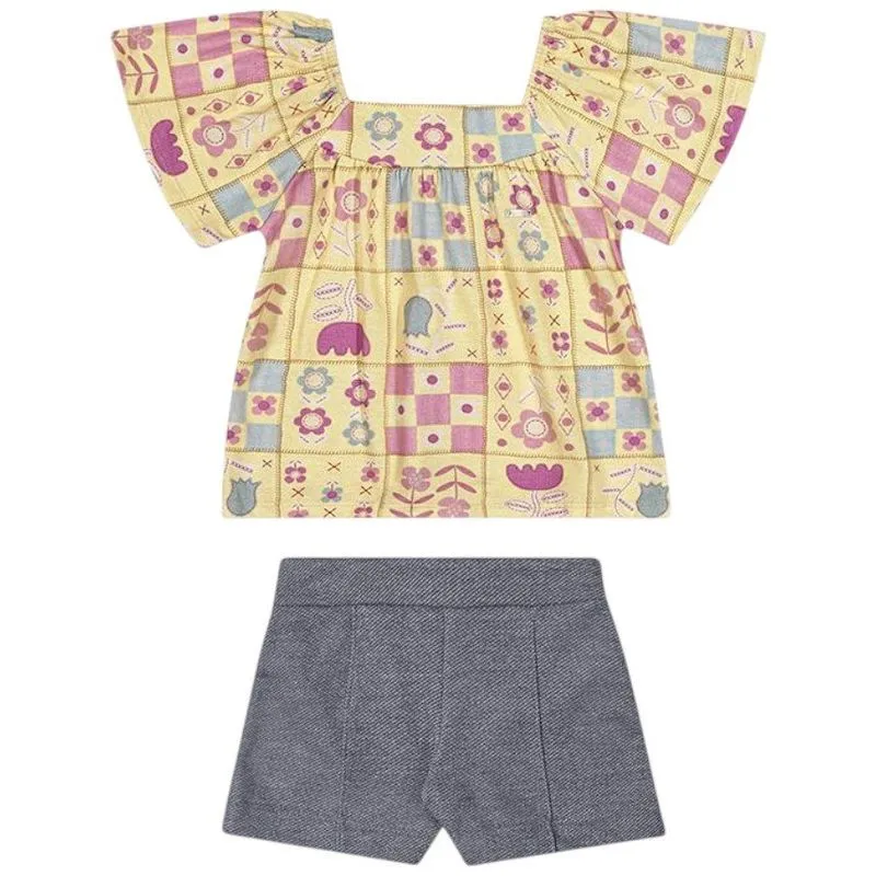 Conjunto Infantil Elian 2 Amarelo (MP)