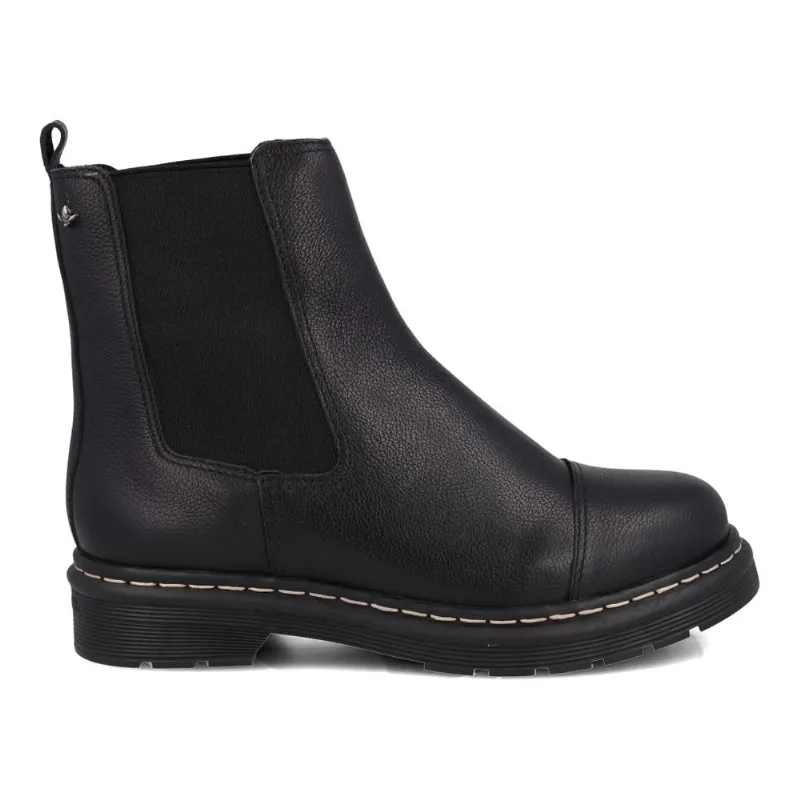 Bota Chelsea Cravo e Canela Essential Feminina Preta 38