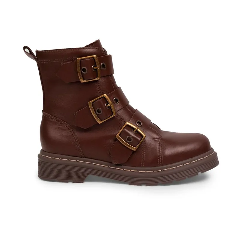 Bota Coturno Cravo e Canela Urban Style Feminina Pinhão 34