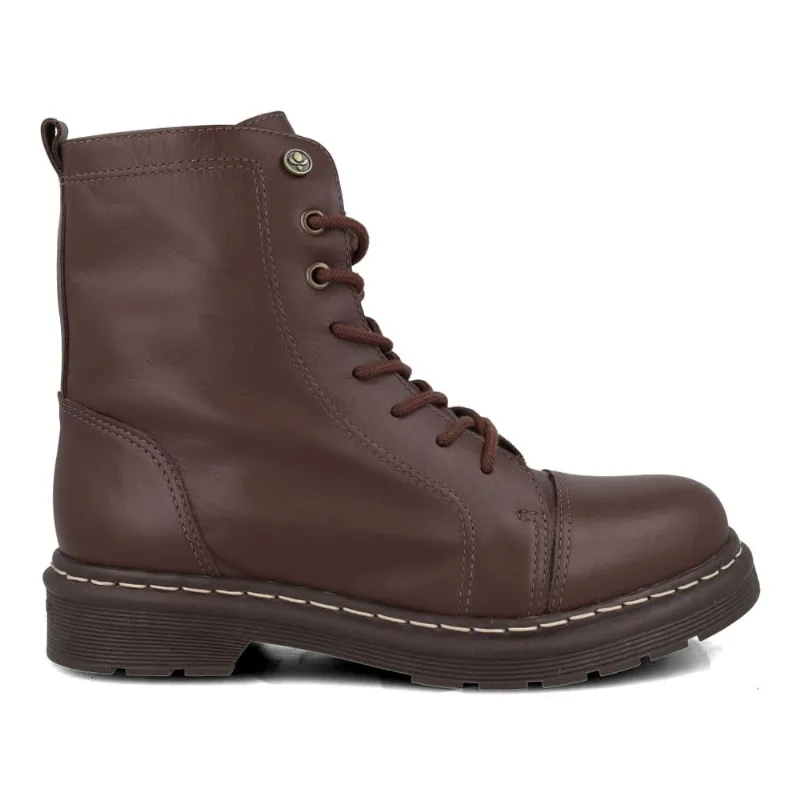 Bota Coturno Cravo e Canela Essential Feminina Marrom 40