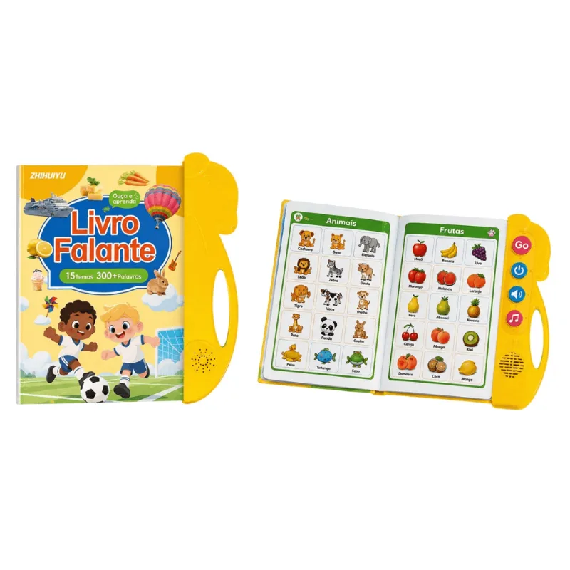 Livro Falante Bilingue - Mega Toys