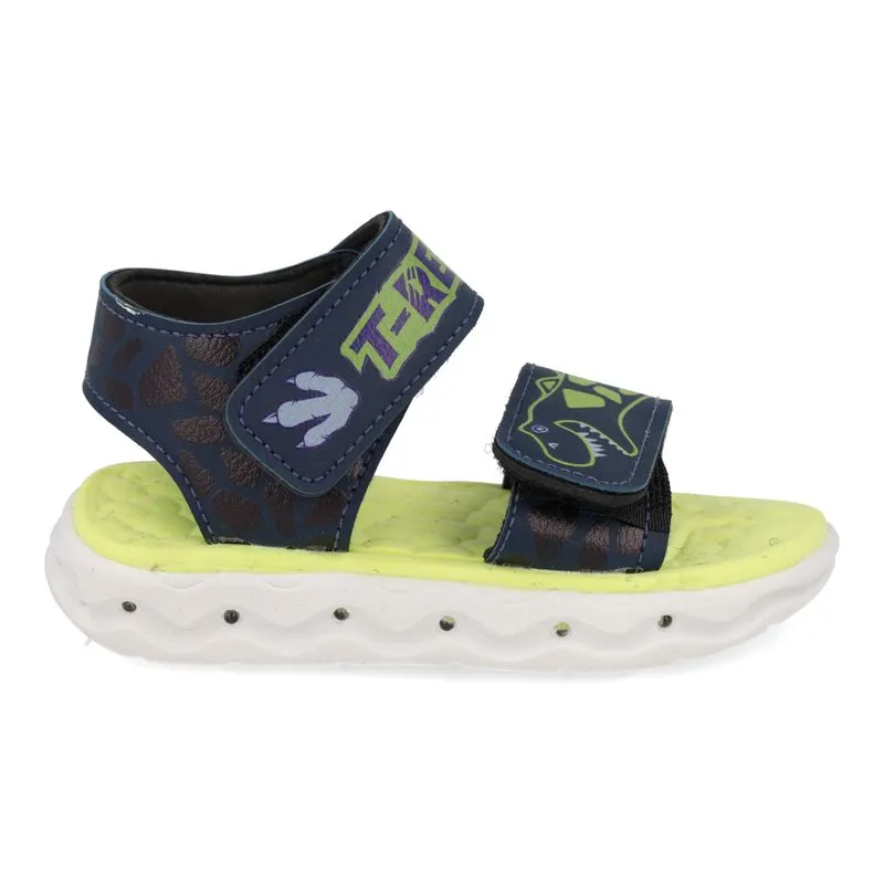 Sandália Papete Minipé Marinho T-Rex Infantil 20