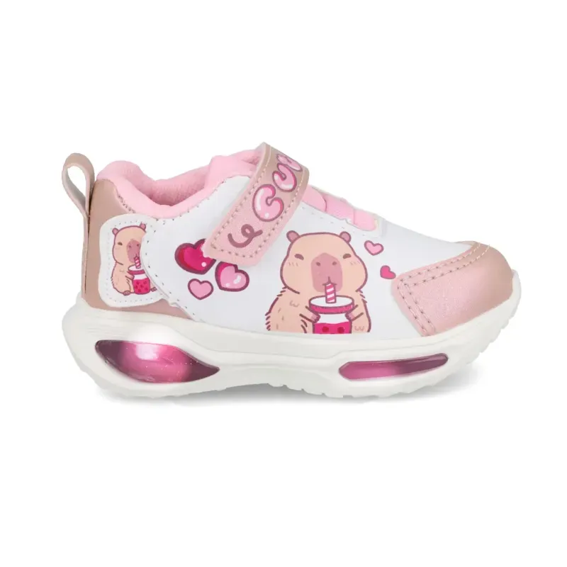 Tênis Mini Pé Capivara LED Infantil Branco 26