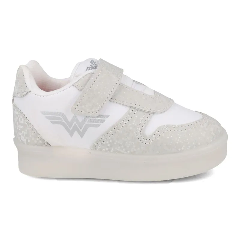 Tênis Warner Mulher Maravilha Branco Infantil 25