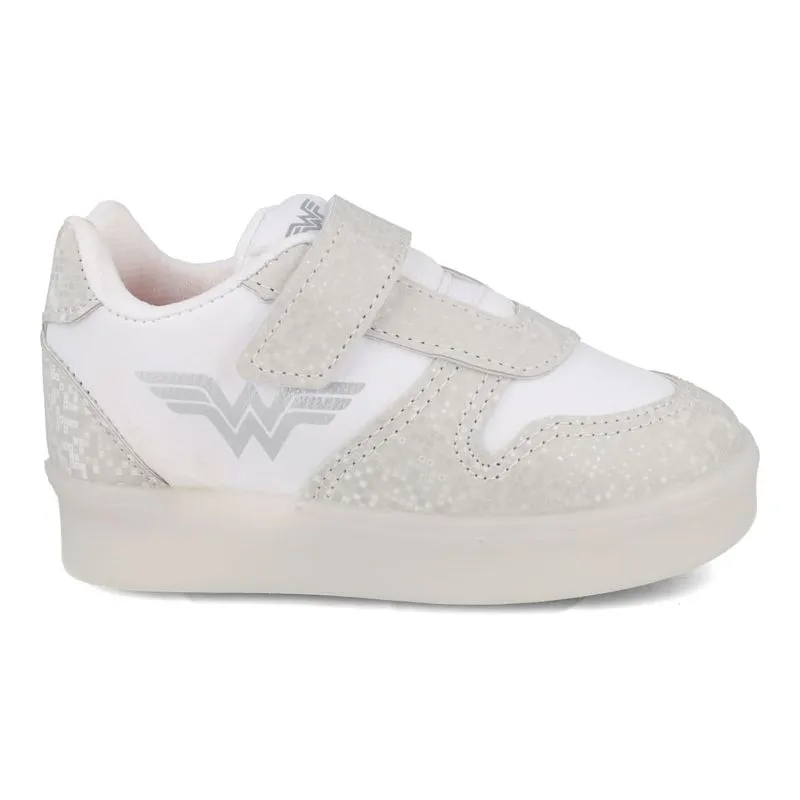 Tênis Warner Mulher Maravilha Branco Infantil 22