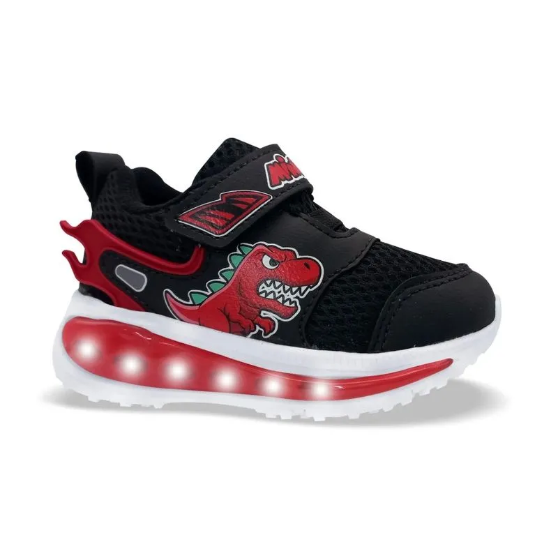 Tênis Mini Pé Dino Infantil Preto 24