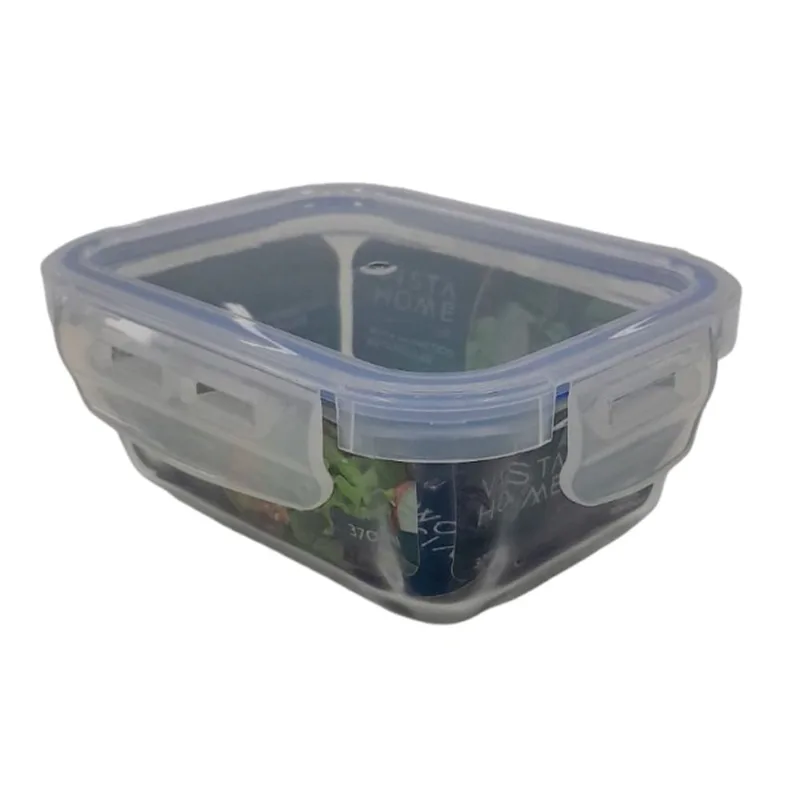 Pote Hermético C/Trava Retangular 370ML VH4049 - Vista Home
