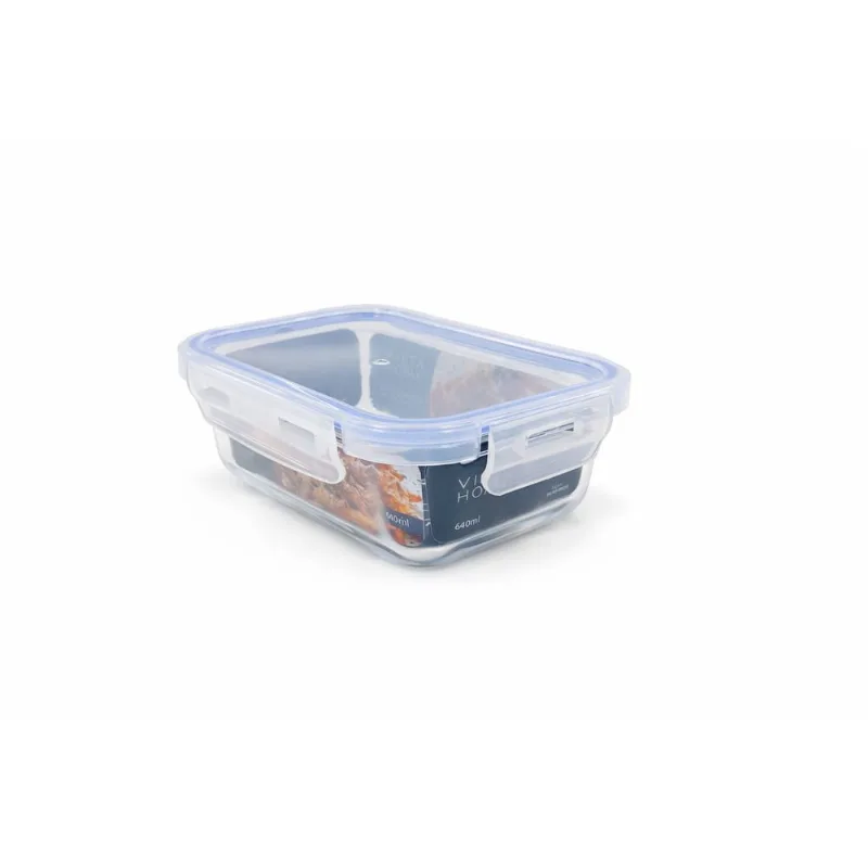 Pote Hermético C/Trava Retangular 640ML VH4050 - Vista Home
