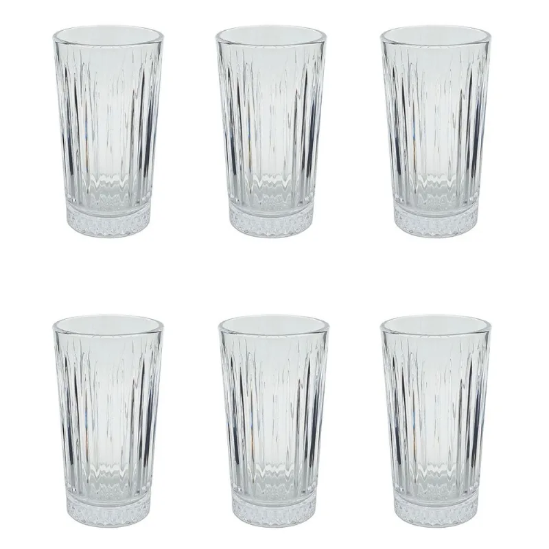 Jogo de Copos 6 Peças 320ml em Vidro Vista Home