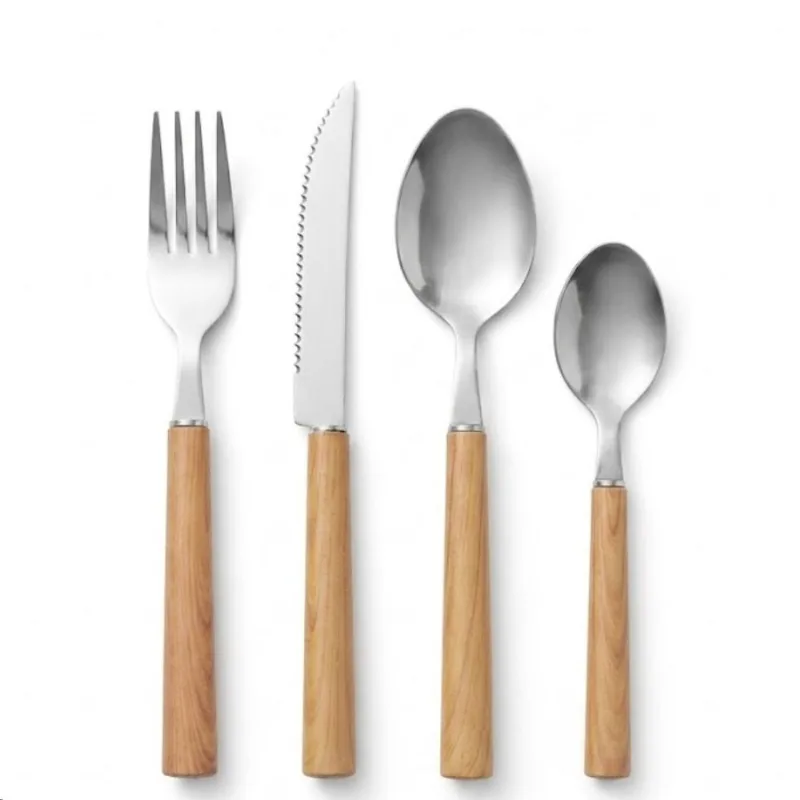 Faqueiro Aurora Maple em Inox 24 Peças VH8018 - Vista Home
