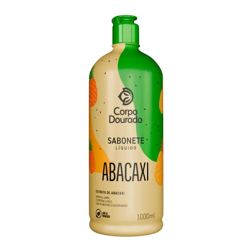 SABONETE LIQUIDO CORPORAL FRUKTAIS ABACAXI COM HORTELA 1L