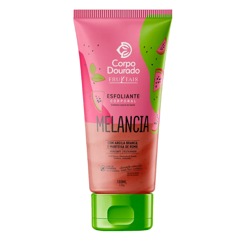 ESFOLIANTE CORPORAL FRUKTAIS MELANCIA E MANTEIGA DE ROMA BISNAGA 180ml