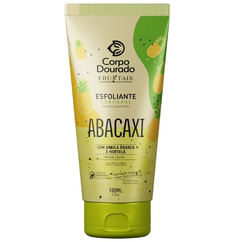 ESFOLIANTE CORPORAL FRUKTAIS ABACAXI COM HORTELA BISNAGA 180ML