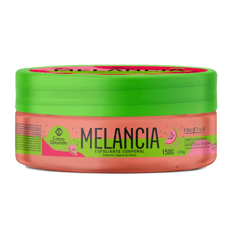 ESFOLIANTE CORPORAL FRUKTAIS MELANCIA E MANTEIGA DE ROMA POTE 150g