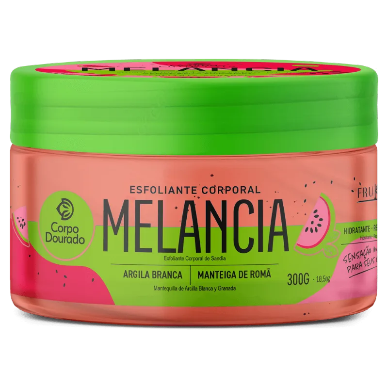 ESFOLEIANTE CORPORAL FRUKTAIS MELANCIA E MANTEIGA DE ROMA POTE 300g