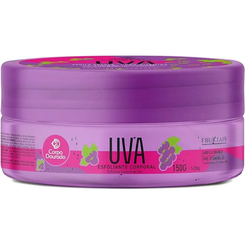 ESFOLIANTE CORPORAL FRUKTAIS UVA E PRO VITAMINA B5 POPTE 150g
